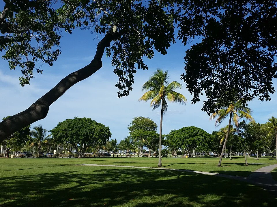Morningside Park, Miami, in the Bay Shore Historic District.